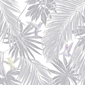 Marburg|Papier Peint tropical plantes exotiques vert et marron|Tropical