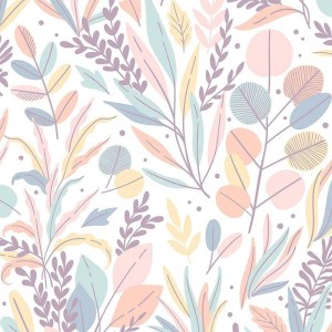 Marburg|Minimalist beige and pink floral wallpaper|Modern