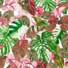 Marburg|Papel pintado plantas exóticas verde rosa|Tropical