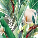 Marburg|Wallpaper floral with green calla lilies or water lilies|Tropical