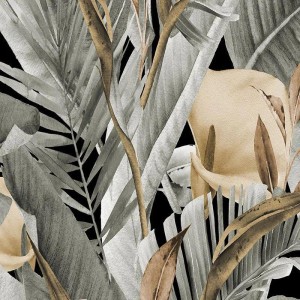 Marburg|Papier Peint floral avec des callas ou des lys d'eau verts|Tropical