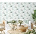 Marburg|Papier Peint floral feuilles aquarelle verte|Jeunesse