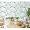 Marburg|Papier Peint floral feuilles aquarelle verte|Jeunesse