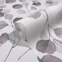 Marburg|Papier Peint floral aquarelle feuilles violettes|Jeunesse