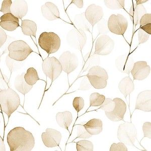 Marburg|Papier Peint floral feuilles aquarelle verte|Jeunesse