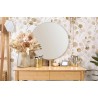 Marburg|Tapete mit beige-braunem Aquarell-Blumenmuster|Tapeten
