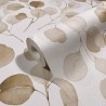 Marburg|Papier Peint à motifs floraux aquarelle beige et marron|Papier Peint