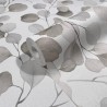 Marburg|Papier Peint floral feuilles aquarelle marron et gris|Scandinave