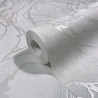 Marburg|Tapete zeitgenössische weiße und perlenfarbene Betontextur|Betonimitat
