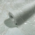 Marburg|Papel pintado contemporáneo hormigón turquesa y plata|Papel Pintado