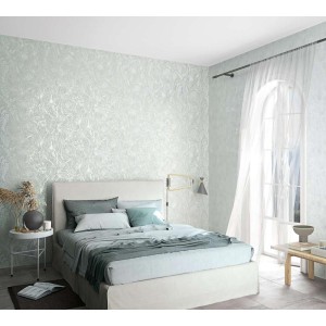 Papeldecor|Papel Pintado flores relieve brillante morado|Papel Pintado 2