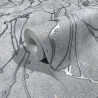 Marburg|Contemporary abstract wallpaper in grey and silver concrete|Concrete Imitation