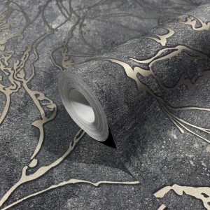 Papeldecor|Wallpaper Nordic style white flowers|Wallpaper