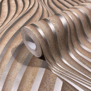 Architects Paper|Papier peint uni élégant effet textile gris taupe|Papier Peint