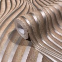 Marburg|Wallpaper modern brown and silver concrete texture|Wallpaper