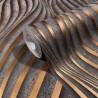 Marburg|Wallpaper modern black concrete and copper texture|Wallpaper