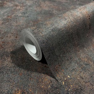 Grandeco|Cement-effect stucco beige wallpaper|Concrete Imitation