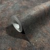 Marburg|Papel pintado hormigón negro detalles metálicos|Imitacion Hormigón