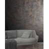 Marburg|Concrete effect wallpaper in black with metallic details|Concrete Imitation