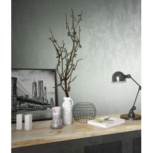 Marburg|Papel pintado moderno textura metalizada gris y plata|Moderno 2