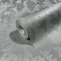 Marburg|Moderne Tapete mit einer silbernen metallischen Textur|Zeitgenössisch