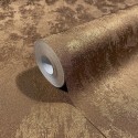 Marburg|Papel pintado contemporáneo textura metalizada cobre|Papel Pintado