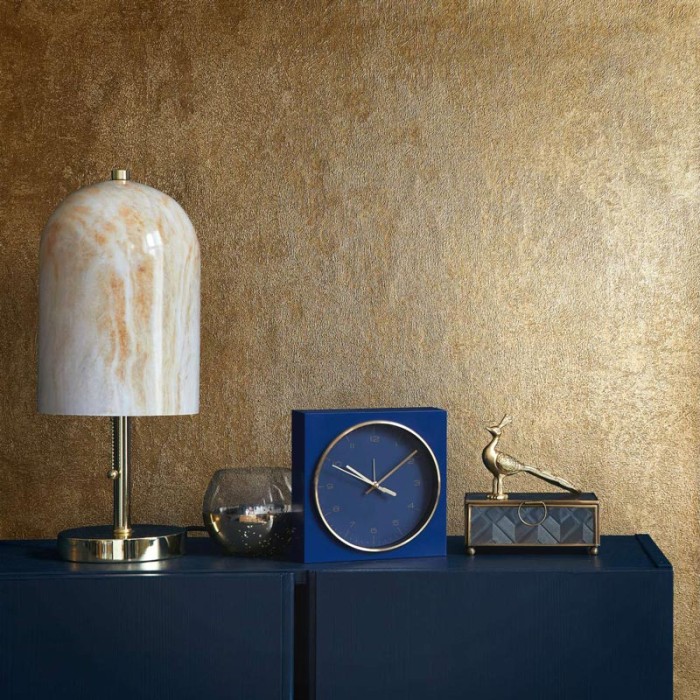 Marburg|Modern wallpaper with metallic gold texture|Wallpaper