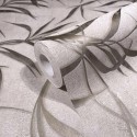Marburg|Papier Peint floral moderne beige et doré métallisé|Papier Peint