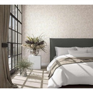 Marburg|Moderne graue und metallic-silberne Blumen-Tapete|Modern 2