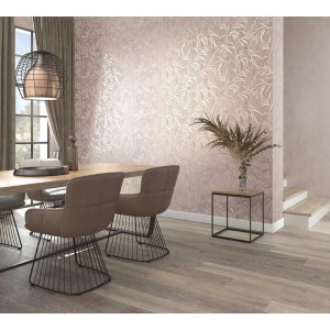 Marburg|Moderne graue und metallic-silberne Blumen-Tapete|Modern 2