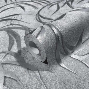 Khroma|Grey Wallpaper with metallic geometric shapes|Wallpaper
