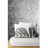 Marburg|Modern grey and metallic silver floral wallpaper|Modern