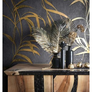 Casamance|Unifarbene Tapete taupe-beige Textileffekt matt|Tapeten 2