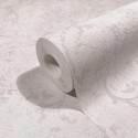 Marburg|Papier Peint damas ornemental blanc perle|Papier Peint