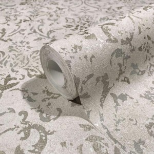 Casamance|Afrikanische Pflanzentapete orange|Tapeten