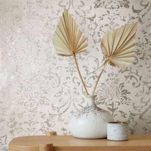 Marburg|Papier peint damas argenté|Damas 2