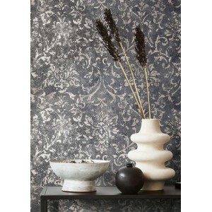 Borastapeter|Tapete Damast elegante Medaillons beige Stil|Damast 2