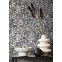 Marburg|Wallpaper ornamental black and silver damask|Damask