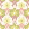 As Creation|Papier Peint fleurs rétro années vert, rose|Rétro