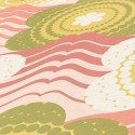 As Creation|Papier Peint fleurs rétro années vert, rose|Rétro
