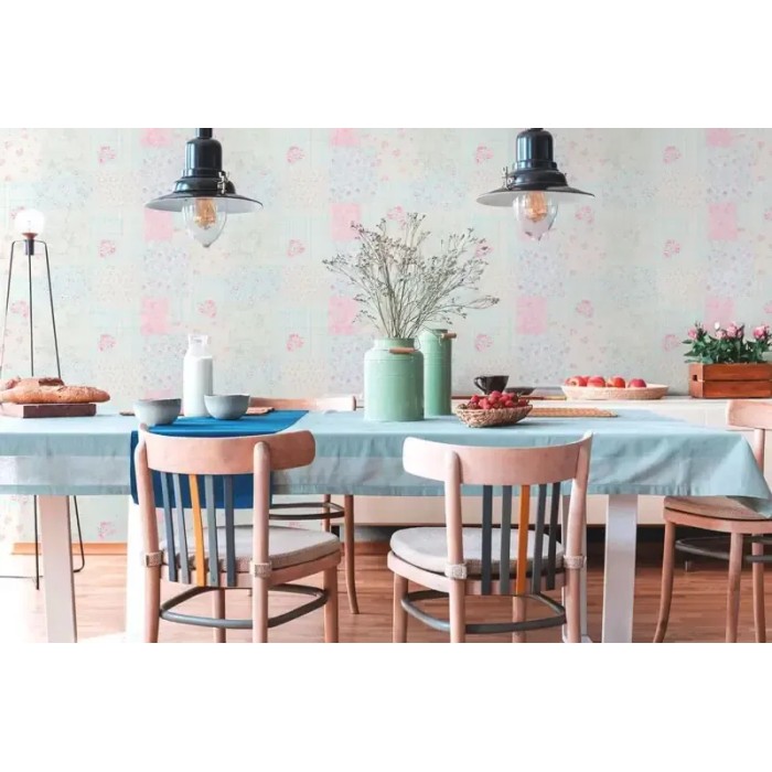 As Creation|Papier Peint fleurs petites romantiques tons pastel|Romantique