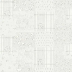 As Creation|Tapete romantische kleine Blumen grau, blau|Romantisch