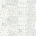 As Creation|Papier Peint petites fleurs tons pastel, turquoise|Romantique