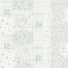 As Creation|Papier Peint petites fleurs tons pastel, turquoise|Romantique