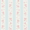 As Creation|Papier Peint petites fleurs romantiques turquoise, rose|Romantique
