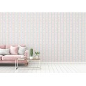 As Creation|Wallpaper small romantic flowers turquoise, pink|Romantic