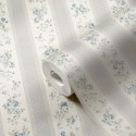 As Creation|Tapete romantische kleine Blumen grau, blau|Romantisch