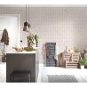 As Creation|Wallpaper small romantic flowers beige, pink|Romantic
