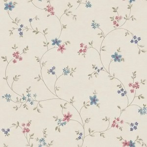 Caselio|Romantische Tapete mit gravierten Blumen in Schwarz-Weiß|Romantische Blumen