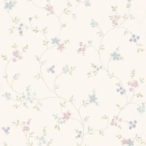 As Creation|Wallpaper flowers romantic style pastel tones|Romantic